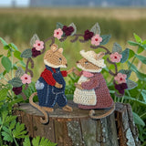 Mouse friends crochet Applique Pattern -INSTANT DOWNLOAD - Homeartist