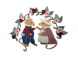 Mouse friends crochet Applique Pattern -INSTANT DOWNLOAD - Homeartist
