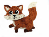 Fox Crochet Applique Pattern -INSTANT DOWNLOAD