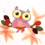 Crochet Pattern - Instant PDF Download - Halloween Owl - Crochet Owl Witch - Halloween - Witch applique (Copy)