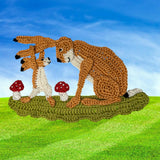 Rabbit crochet Applique - Homeartist