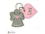 Schlüsselanhänger Angel Engel Name Anhänger Schlüsselring Rucksack Namensschild Kofferanhänger Schultasche personalisiert (Copy) (Copy) (Copy) (Copy)