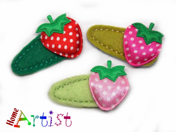 Haarspange Erdbeere   3-4cm Spange zum auswählen