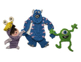 Crochet Pattern Friends set - Instant PDF Download -  Crochet  applique