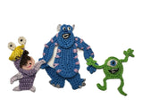 Crochet Pattern Friends set - Instant PDF Download -  Crochet  applique
