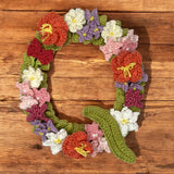 Crochet Alphabeth Uppercase Floral Q Flower Letter Applique Pattern Lettering English version Instant PDF Download