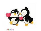 Happy Penguin duo crochet Pattern -INSTANT DOWNLOAD