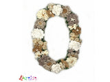 Crochet Number 0 Floral Flower Applique Pattern Lettering English version Instant PDF Download