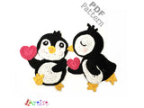 Happy Penguin duo crochet Pattern -INSTANT DOWNLOAD