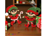 Happy Elf duo crochet Pattern -INSTANT DOWNLOAD