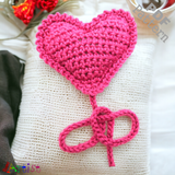 Heart Bookmark Crochet Pattern - Instant PDF Download