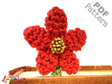 Flower Bookmark Crochet Pattern - Instant PDF Download