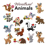 Crochet Pattern  Woodlandt Animals set Bundle Applique Instant PDF Download