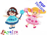 Crochet Pattern - Instant PDF Download - Fairy Crochet Pattern applique