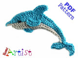 Dolphin + Sea star crochet Pattern -INSTANT DOWNLOAD