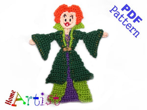 Crochet Pattern - Instant PDF Download - Sisters Witch 1 - Crochet Pattern - Halloween Witches - Crochet Witches - Halloween - Witch