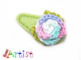 [Haarspange Blume]-[Haarspangen Haarklammer]-[HomeArtist]-[Haarschmuck]-[Haarclips]-[Baby]-Homeartist