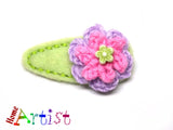 [Haarspange Blume]-[Haarspangen Haarklammer]-[HomeArtist]-[Haarschmuck]-[Haarclips]-[Baby]-Homeartist