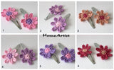 [Haarspange Blume]-[Haarspangen Haarklammer]-[HomeArtist]-[Haarschmuck]-[Haarclips]-[Baby]-Homeartist