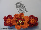 [Haarspange Blume]-[Haarspangen Haarklammer]-[HomeArtist]-[Haarschmuck]-[Haarclips]-[Baby]-Homeartist