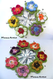 [Haarspange Blume]-[Haarspangen Haarklammer]-[HomeArtist]-[Haarschmuck]-[Haarclips]-[Baby]-Homeartist