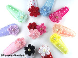 [Haarspange Blume]-[Haarspangen Haarklammer]-[HomeArtist]-[Haarschmuck]-[Haarclips]-[Baby]-Homeartist