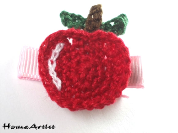 Apfel Haarspange 3-4cm - zum auswählen-Homeartist