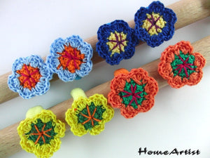 [Haarspange Blume]-[Haarspangen Haarklammer]-[HomeArtist]-[Haarschmuck]-[Haarclips]-[Baby]-Homeartist