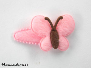 Schmetterling Haarspange 3-4cm - freie Farbwahl - Homeartist Haarspangen Kinder Babys