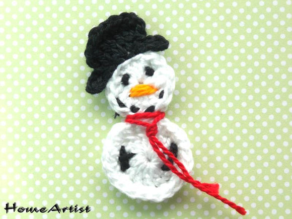 Haarspange Schneeman 4cm-Homeartist