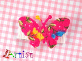 Schmetterling Haarspange 3-4cm - freie Farbwahl - Homeartist Haarspangen Kinder Babys