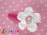 [Haarspange Blume]-[Haarspangen Haarklammer]-[HomeArtist]-[Haarschmuck]-[Haarclips]-[Baby]-Homeartist