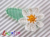 [Haarspange Blume]-[Haarspangen Haarklammer]-[HomeArtist]-[Haarschmuck]-[Haarclips]-[Baby]-Homeartist