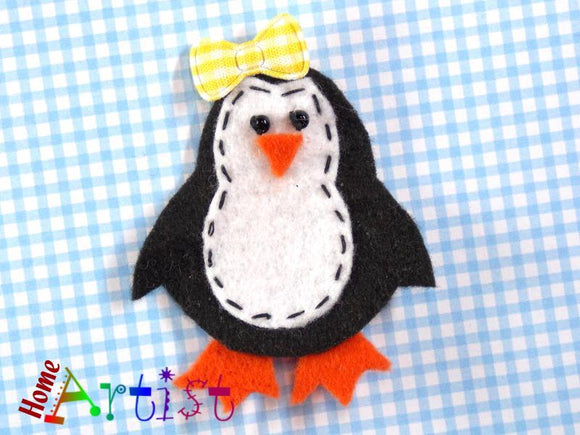 Pinguin Haarspange 4cm - freie Farbwahl-Homeartist