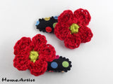 [Haarspange Blume]-[Haarspangen Haarklammer]-[HomeArtist]-[Haarschmuck]-[Haarclips]-[Baby]-Homeartist