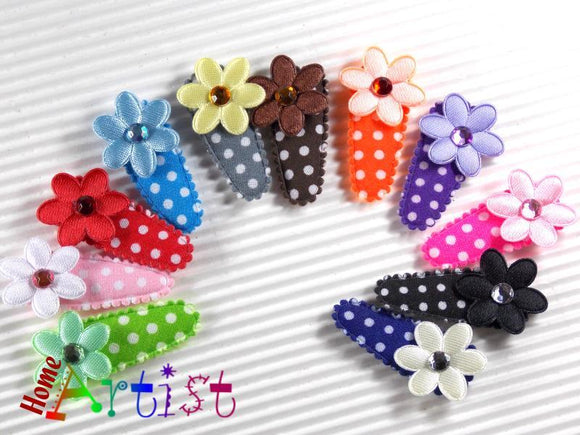 [Haarspange Blume]-[Haarspangen Haarklammer]-[HomeArtist]-[Haarschmuck]-[Haarclips]-[Baby]-Homeartist