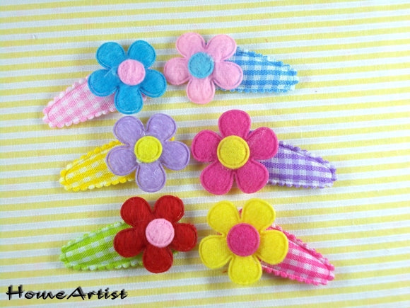 [Haarspange Blume]-[Haarspangen Haarklammer]-[HomeArtist]-[Haarschmuck]-[Haarclips]-[Baby]-Homeartist