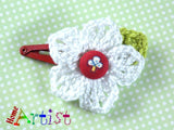 [Haarspange Blume]-[Haarspangen Haarklammer]-[HomeArtist]-[Haarschmuck]-[Haarclips]-[Baby]-Homeartist