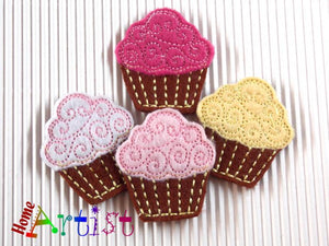 Cupcake Muffin Haarspange 4cm - freie Farbwahl-Homeartist