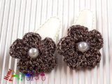 [Haarspange Blume]-[Haarspangen Haarklammer]-[HomeArtist]-[Haarschmuck]-[Haarclips]-[Baby]-Homeartist