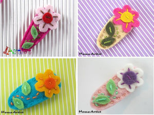 [Haarspange Blume]-[Haarspangen Haarklammer]-[HomeArtist]-[Haarschmuck]-[Haarclips]-[Baby]-Homeartist