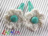 [Haarspange Blume]-[Haarspangen Haarklammer]-[HomeArtist]-[Haarschmuck]-[Haarclips]-[Baby]-Homeartist