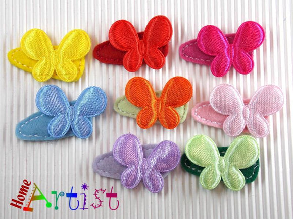 Schmetterling Haarspange  3-4cm - freie Farbwahl - Homeartist Haarspangen Kinder Babys