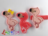 Haarspange Flamingo 4cm - freie Farbwahl-Homeartist