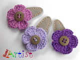 [Haarspange Blume]-[Haarspangen Haarklammer]-[HomeArtist]-[Haarschmuck]-[Haarclips]-[Baby]-Homeartist