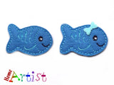 Fisch Haarspange 4cm - freie Farbwahl-Homeartist