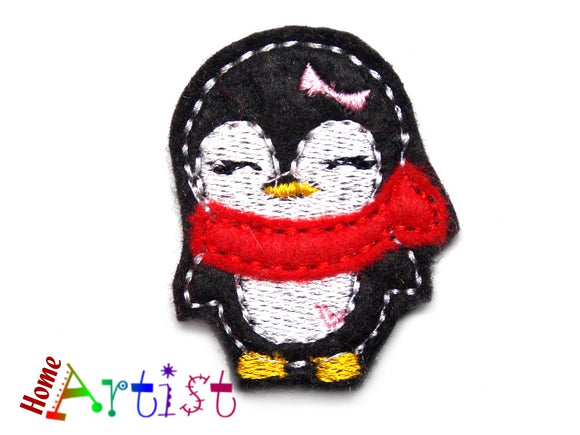 Haarspange 4cm Haargummi Pinguin - freie Farbwahl-Homeartist