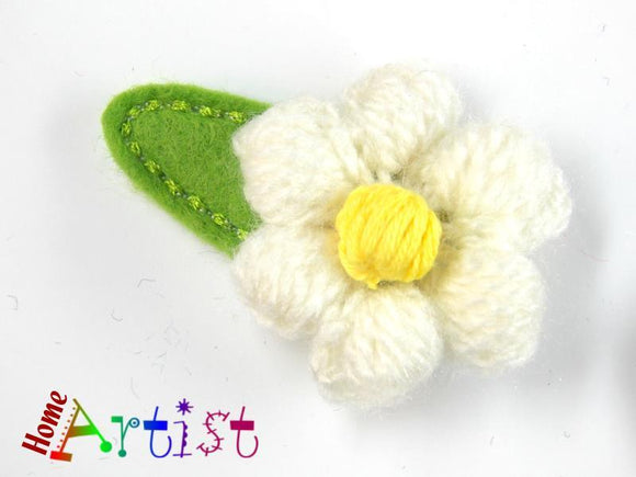 [Haarspange Blume]-[Haarspangen Haarklammer]-[HomeArtist]-[Haarschmuck]-[Haarclips]-[Baby]-Homeartist