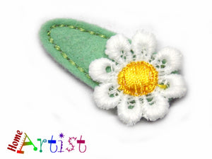 [Haarspange Blume]-[Haarspangen Haarklammer]-[HomeArtist]-[Haarschmuck]-[Haarclips]-[Baby]-Homeartist