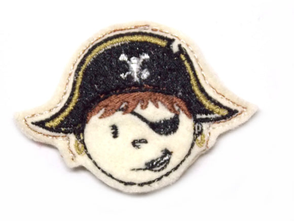 Pirate Haarspange 4cm - freie Farbwahl-Homeartist